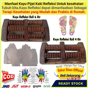 Alat Terapi Pijat Tradisional Mijet Pijit Titik Repleksy Kesehatan Mijit Pijet Therapy Repleksi Manual Therapi Pemijat Refleksi Telapak  Kaki dan Tangan Model Pijatan Pemijet Refleksih Urut Kusuk Refleksy 4 Roll Dan 6 Rol KAYU Tubuh Orang Tua Punggung