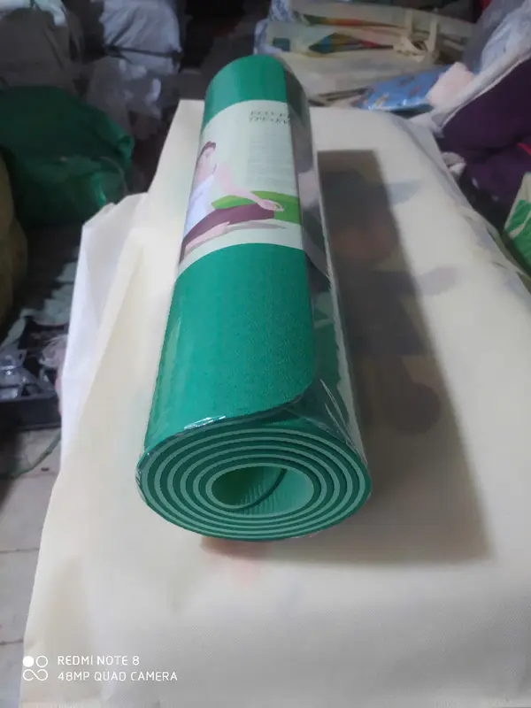Thảm Yoga  2 mặt, đúc liền 2 lớp kt 180cm x 60cm dày 0.6cm 7