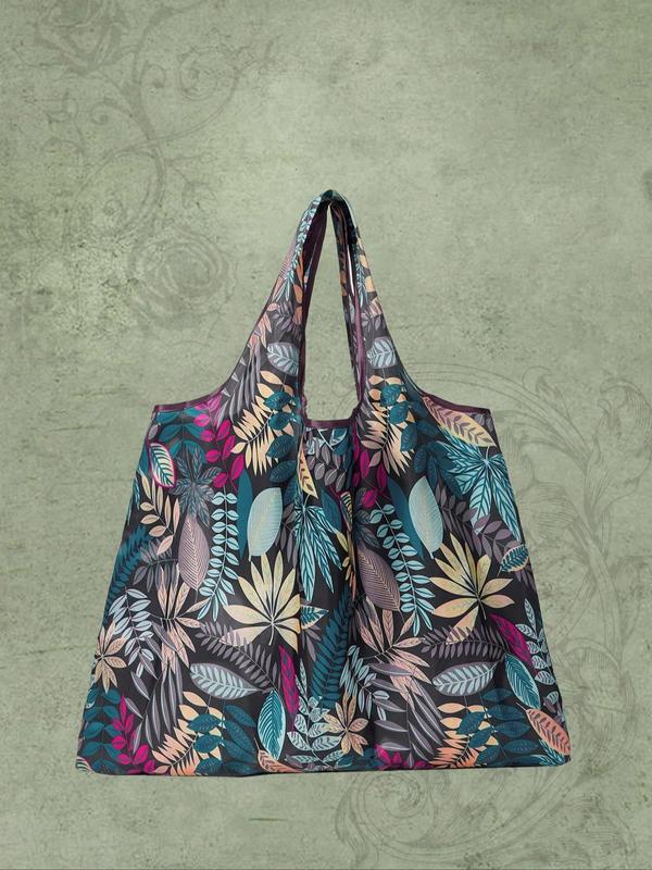Trendy All Over Print Large Capacity Tote Bag,  Casual All-match Shopping Bag for Women & Men, Portable Outdoor Shopping Street Shopping Bag 6