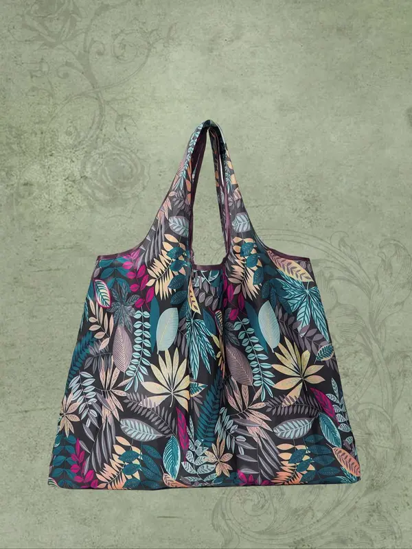 Trendy All Over Print Large Capacity Tote Bag,  Casual All-match Shopping Bag for Women & Men, Portable Outdoor Shopping Street Shopping Bag 6