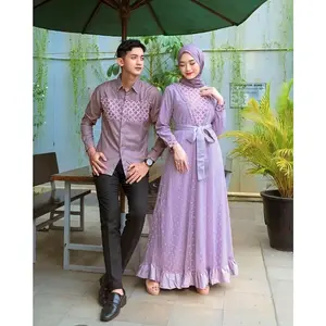 Baju Batik Couple Modern Batik Set Baju Couple Pasangan Gamis Brukat Couple Pasangan Batik Couple Batik Modern Couple Batik Katun Original Muslim Panjang Kondangan Keluarga Wanita