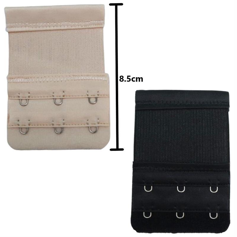 [NL] EXTENSION BH PENGAIT SAMBUNGAN  2 3 4 KAIT HOOK EXTENDER BRA EKSTENSI PERPANJANGAN TAMBAH TAMBAHAN KAIT 2 3 4 TALI SOREX COD PANJANG 943 5