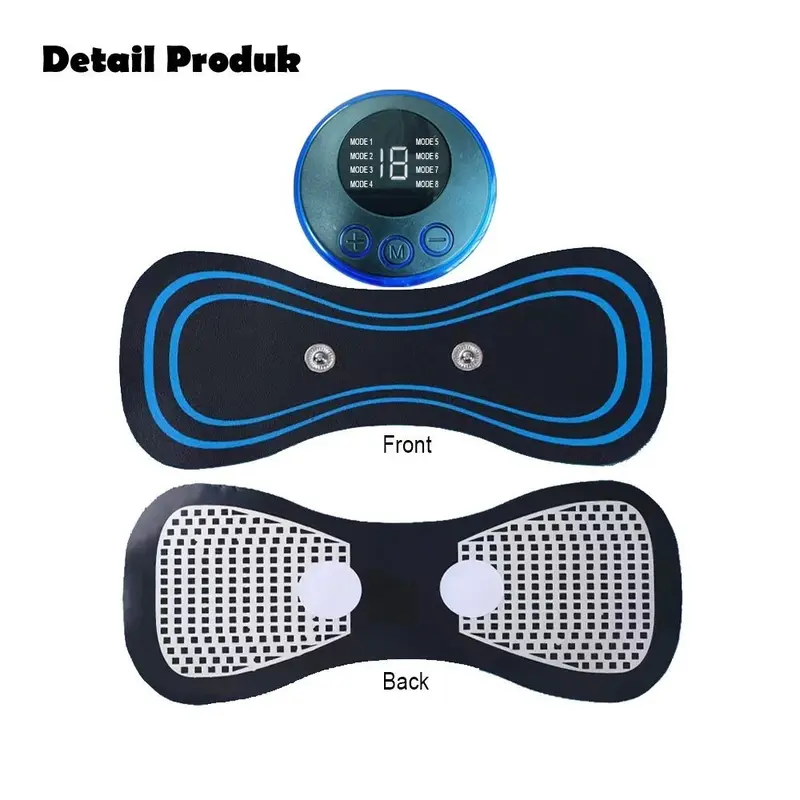 YUFEMA - EMS Alat Pijat Leher Terapi Mini Pad Mat Electric EMS Massager Recharging Elektrik Punggung Therapy 2