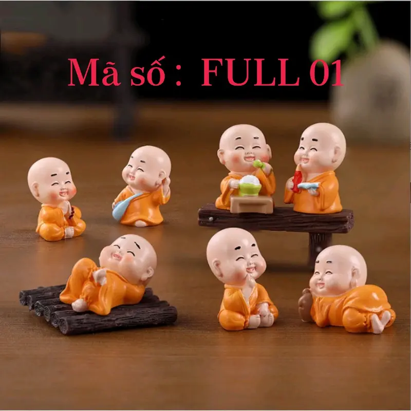 tượng chú tiễu mini trang trí tiểu cảnh Decor Decor Phòng Trang Trí Nhà 7