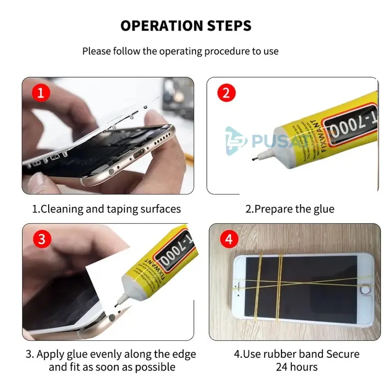 PUSAT17 LEM LCD TOUCHSCREEN 15ML B-7000 T-7000 SERBAGUNA PEREKAT LAYAR SENTUH LCD SUPER GLUE 3