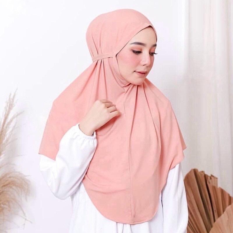 Product Introduction of Bergo Jersey Tali/Jilbab Instan Bergo Maryam Jersey/Hijab Bergo Maryam/Kerudung Bergo Maryam Jersey 1