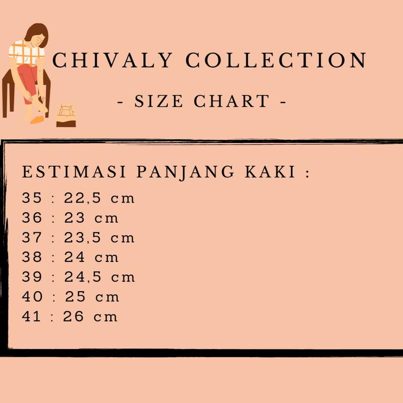 CHIVALY Vani Sandal tali wanita Heels 3 Cm 4