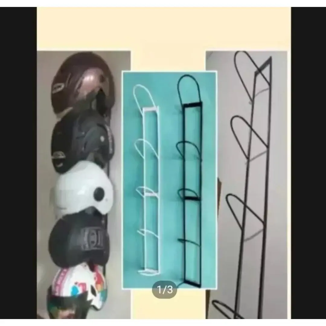RAK GANTUNGAN HELM 5 SUSUN MURAK/RAK HELM DINDING BESI/RAK HELM - Shop ...