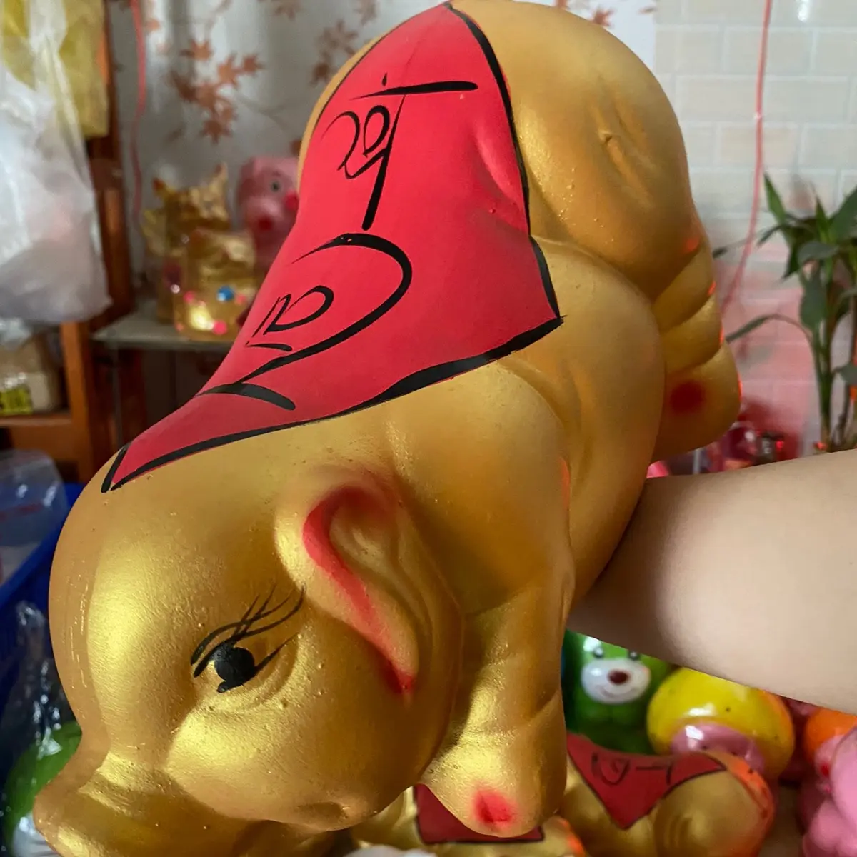 GIAO SIZE TO (Hết size trung 75k)  Heo tài lộc  Decor)