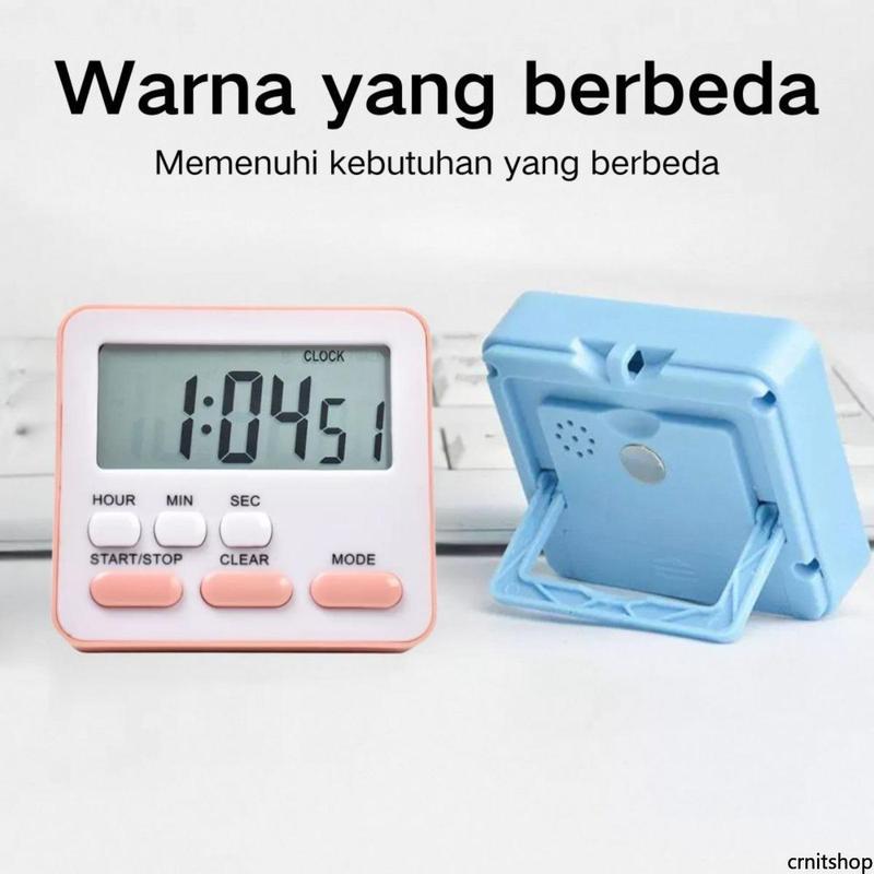 Timer Digital Multifungsi - Alarm Hitung Mundur/Maju Ultra Senyap ...