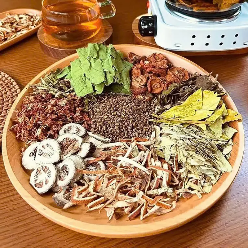 Trà Lá Nam 10 Vị Kèm 20 Túi Lọc Bã Trà, Tặng 05 Gói Trà Dưỡng Nhan Ngũ Vị - Nước Trà Tea Chè 6