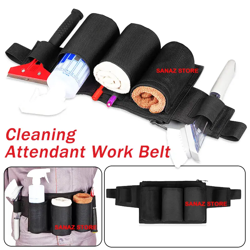Tas Pinggang Office Boy, Waistbag Cleaing Service, Tas Alat Kebersihan OB, Caddy Bag Klining Service