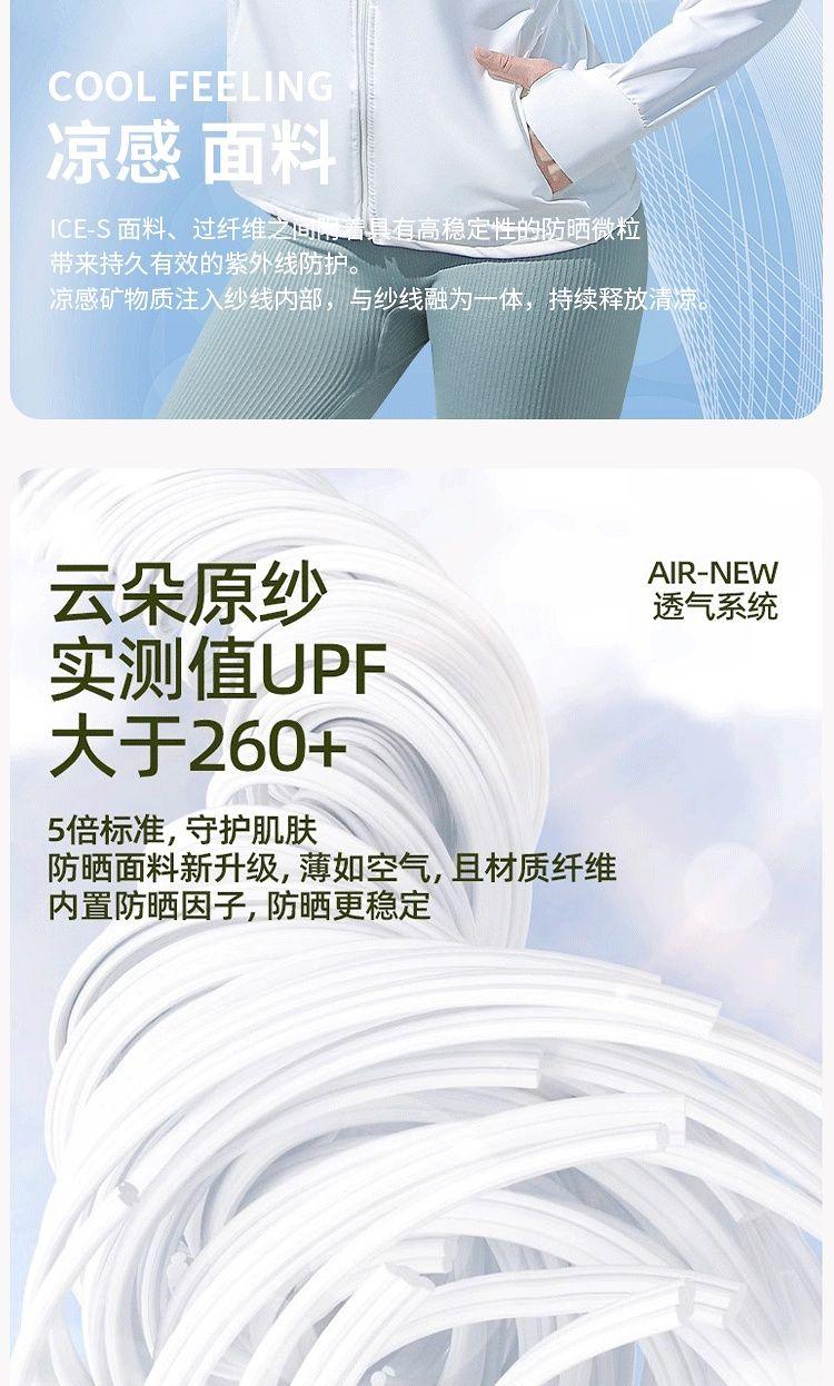 Product Introduction of [95% Positive Rating] UPF50+ Original Yarn Sun Protection Clothing for Women 2024 New Summer Thin UV Protection Ice Silk Breathable Sun Protection Shirt 8