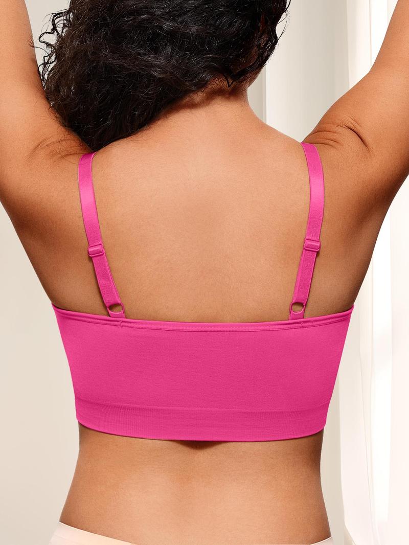 Product Introduction of Women's Solid Wireless Bralette, Breathable Comfortable Seamless Bra, Women's Lingerie for All Seasons 2