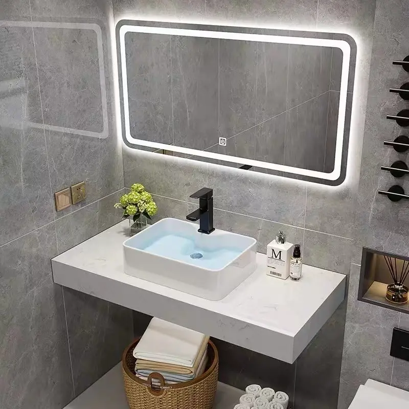 【Free Home Delivery】Minimalist Bathroom Countertop Basin Simple Marble Sink Balcony Bathroom Ceramic Hand Wash Basin