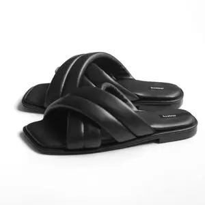 Sandal Korea Tali Silang Lucia - Sendal Wanita SLip On Flip Flop Terbaru Paling Murah Ready Stok