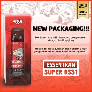 RS31 Essen Ikan Super RS31 Umpan Ikan Mas Pancing Ampuh Semua Jenis Ikan Wangi Gurih Aroma Lebih Tajam & Stabil 65ml