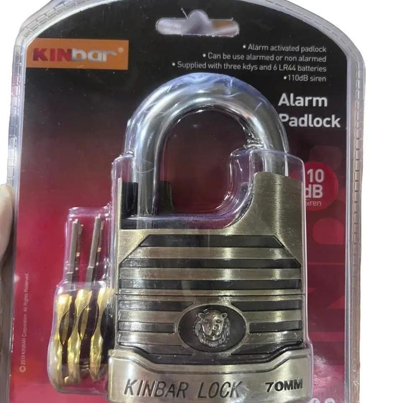 KHOÁ BÁO ĐỘNG CHỐNG TRỘM CHỐNG CẮT 7P CAO CẤP KINBAR LOCK