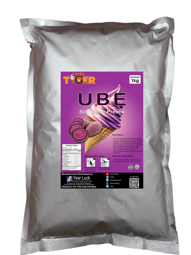 Product Introduction of LUCKY TIGER Ube Soft Serve Powder PREMIX 2
