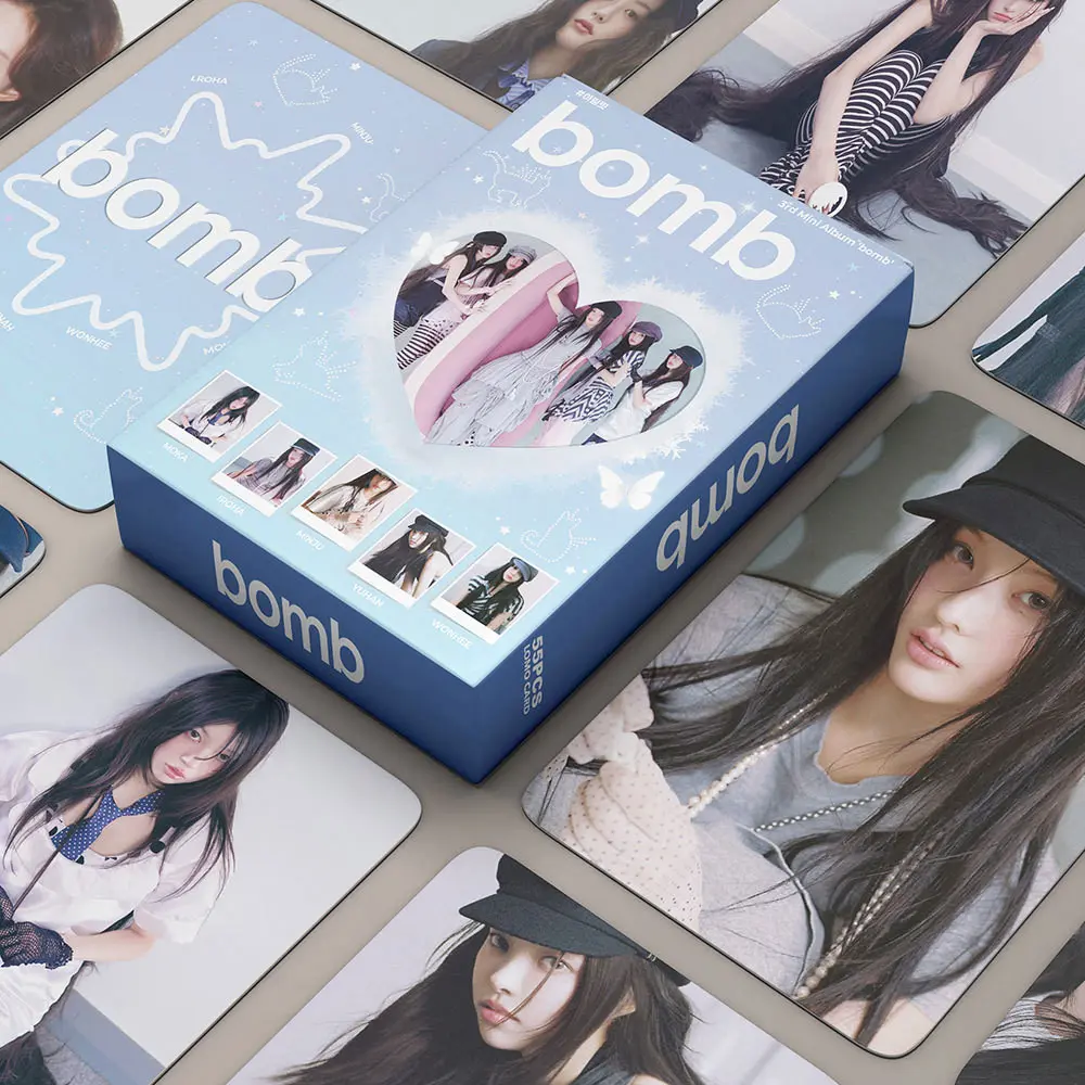 55pcs/box ILLIT BOMB Lomo Cards Do the Dance I'LL LIKE YOU