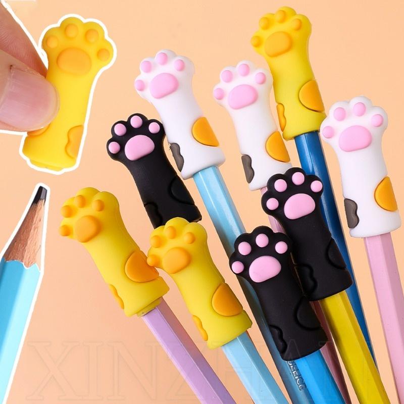 Product Introduction of Mũ Bút Chì, Hình Chân Mèo Dễ Thương, Bộ Mở Rộng Bút Tẩy, Nắp Bút, Nắp Bút, Thích Hợp Cho Học Sinh, Quà Tặng Văn Phòng Phẩm Sáng Tạo 1