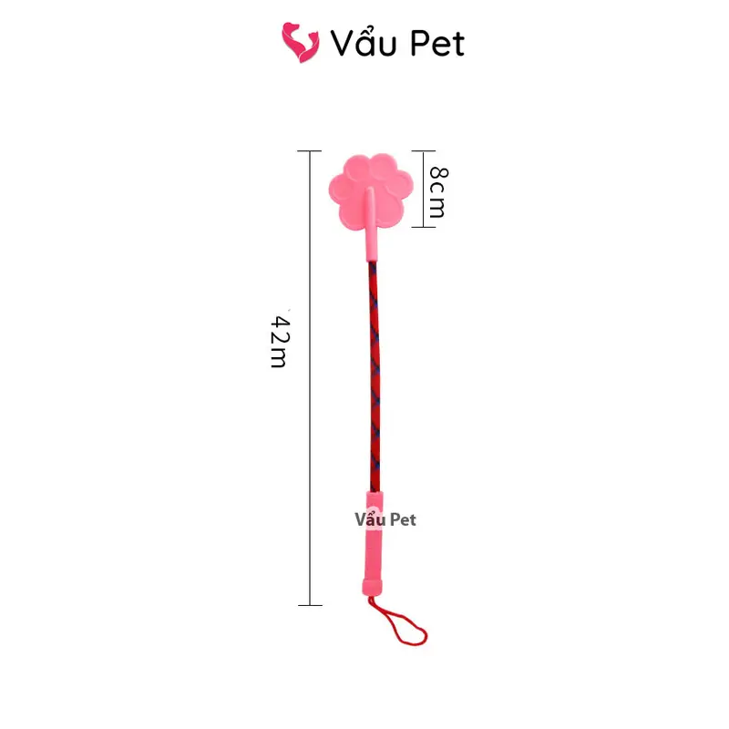 Cây tét mông chó mèo - Dụng cụ huấn luyện thú cưng, roi tét mông 2