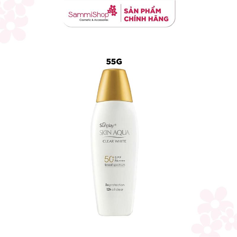 Sunplay Sữa chống nắng Skin Aqua Clear White SPF50+ PA++++ 55g