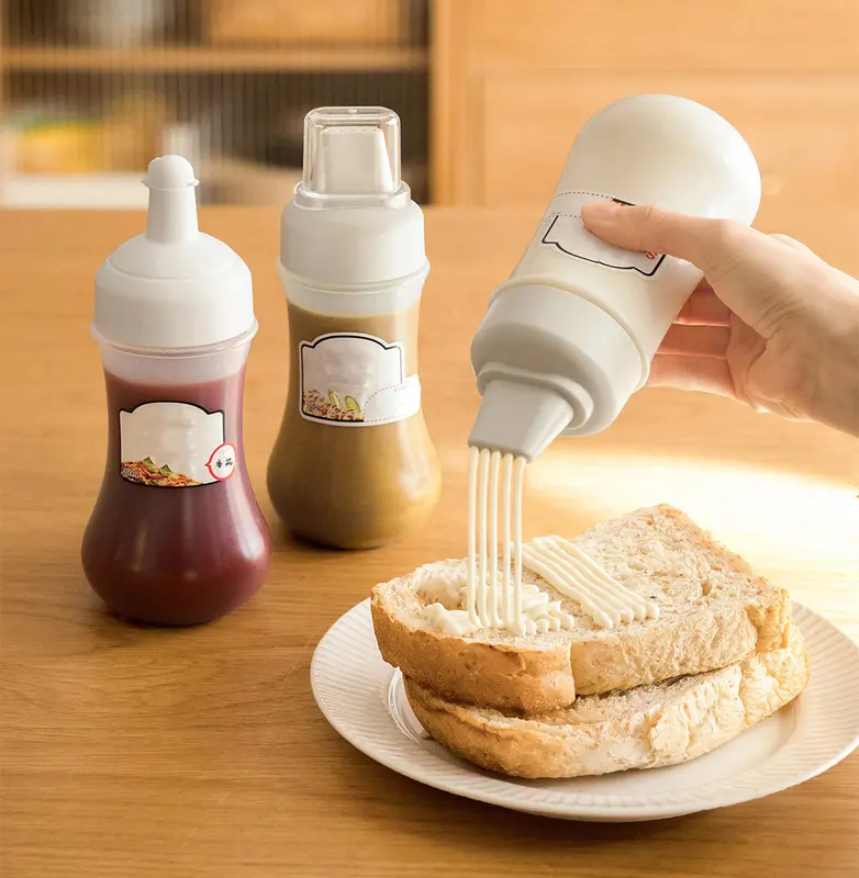 BISA COD Bo5528 Botol Kecap Saos Portabel 280ml /  Botol Minyak Mayones / Botol Bahan Plastik Anti Tumpah Multifungsi Kitchenware 0