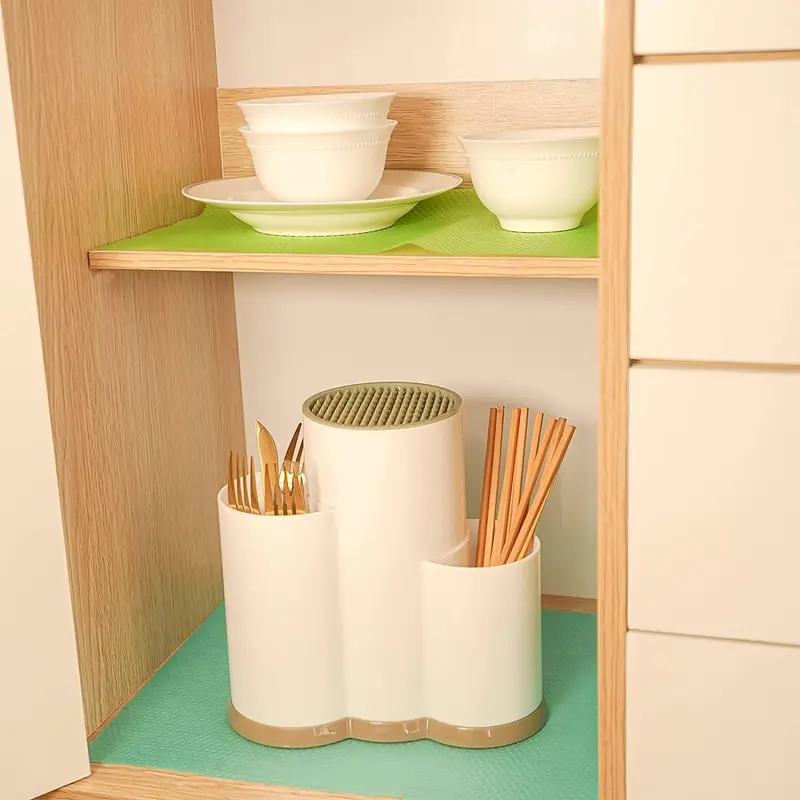 Refrigerator Liner, 4pcs Washable Refrigerator Shelf Liner, Multipurpose Plastic Kitchen Mat, Kitchen Accessories, Refrigerator Accessories 3