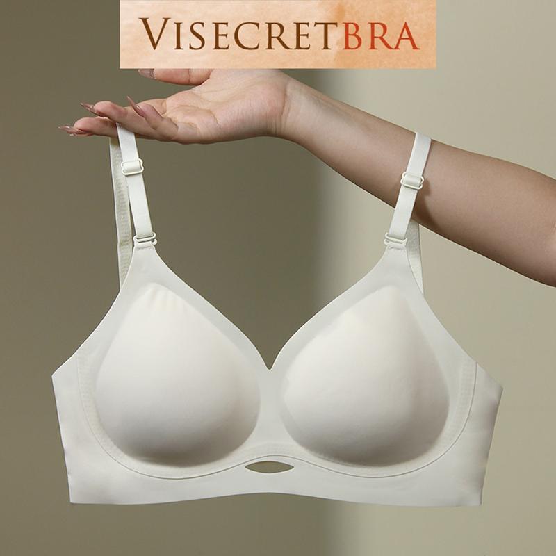 Áo Lót Nữ Su Đúc Mút Mỏng Nâng Nhẹ Vòng 1 Tạo Khe Không Gọng Chống Xệ Gom Quả Áo Bra Su Mỏng Mịn Thoáng Khí Có Đệm Mút Nâng Vòng 1 Không Gọng Không Đường May Hở Lưng -- VN250150 Women