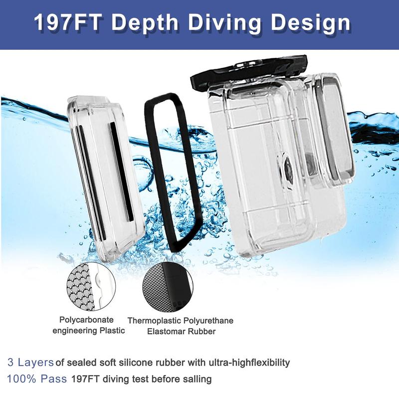 Clear Waterproof Case For GoPro 11/10 9, Transparent Protective Case, Anti-fall Anti-scratch Protector Case For GoPro 11/10 9 6