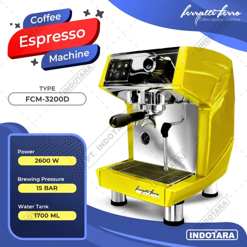 Ferratti Ferro Espresso Machine FCM3200D 6