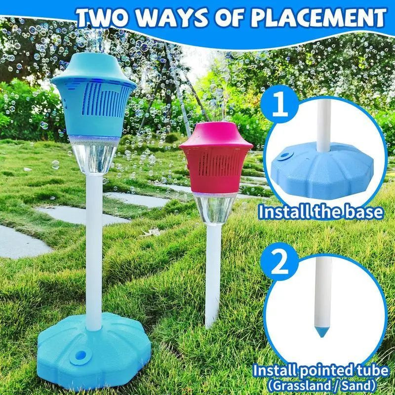 Bubble Machine Toy, 1 Box Automatic Bubble Blower with 80ML Bubble Liquid & Accessories, Adjustable Height Bubble Maker for Wedding & Party 4