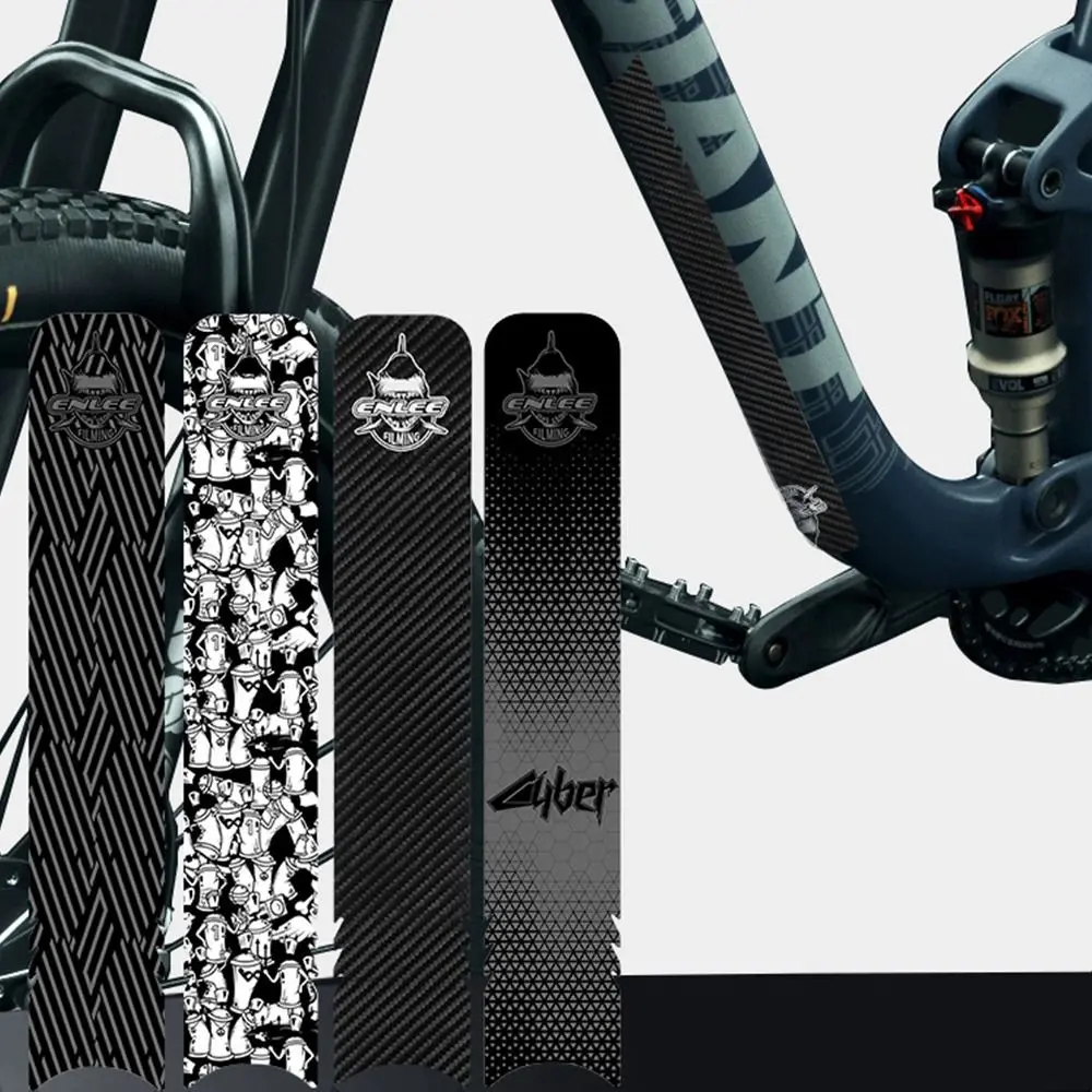 Miếng Bọc Chống Trầy Xước Miếng Dán Khung Xe Đạp Nĩa Chainstay Decal Can Bảo Vệ Xích Màng Bảo Vệ Xe Đạp Họa Tiết Sợi Carbon 1 Bộ