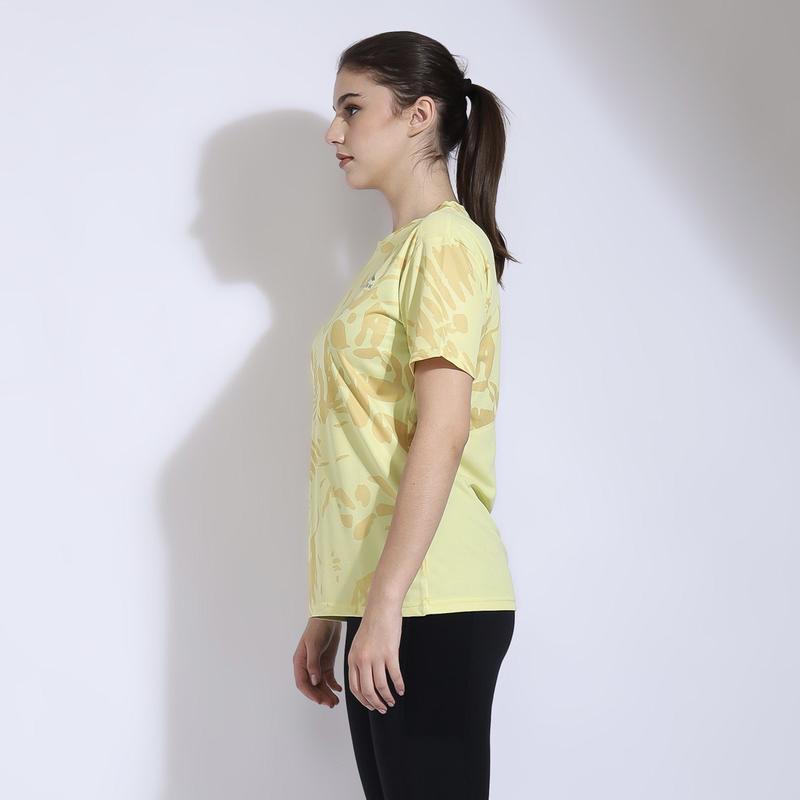 MANIAK Baju Olahraga Lengan Pendek Wanita Corak Motif Atasan Senam Running Lari Zumba Gym Fitnes (MP02 S/S) 2