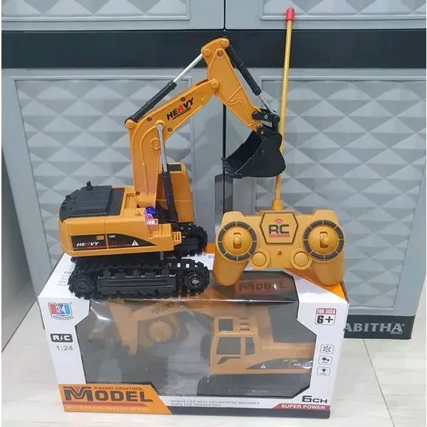 Mainan Rc truck Beko excavator Remote Anak Baterai Bergerak 2