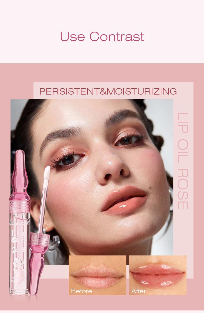 Product Introduction of Hydrate Your Lips with Rose Petal Lip Treatment Skincare Comfort Moisturize lip  matte lipstick  set Gloss Lipgloss 3