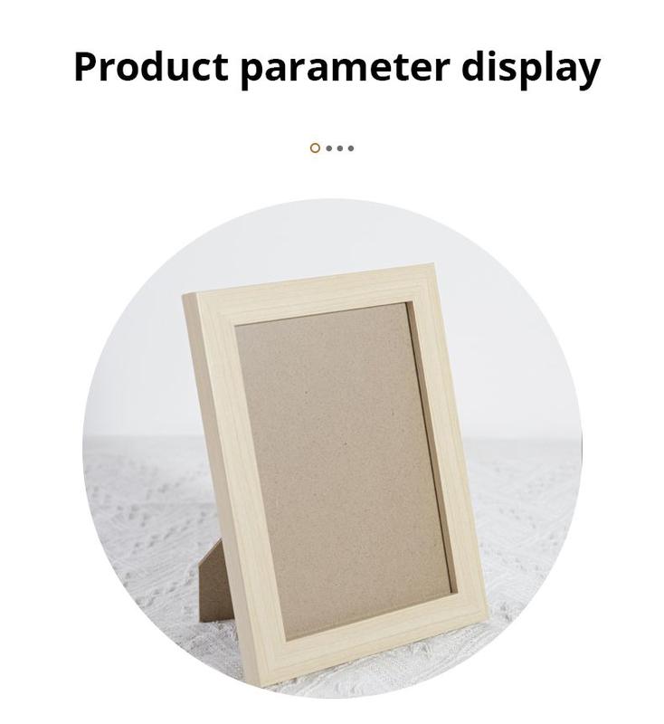 Product Introduction of กรอบไม้ 1 ชิ้น ขนาด A4 สไตล์การจัดวางสำหรับวางรูปภาพและภาพวาดขนาด A4 ของตกแต่งบ้าน ของใช้ในบ้าน 19
