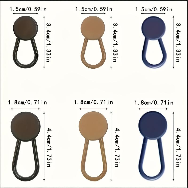 Thiết Bị Mở Rộng Và Mở Rộng Eo Quần Jean, Bộ 6 Chiếc, Nút Mở Rộng Eo, Nút Điều Chỉnh Đàn Hồi, Nút Đa Chức Năng, Không Cần Đinh Viền, Có Thể Tháo Rời   nhỏ  mini       làm     gương    hello  kitty    chải      mini phồng tóc hair  mold    lược lược tròn 5
