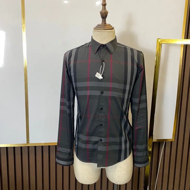 Áo sơ mi Nam kẻ cổ bẻ QT 003