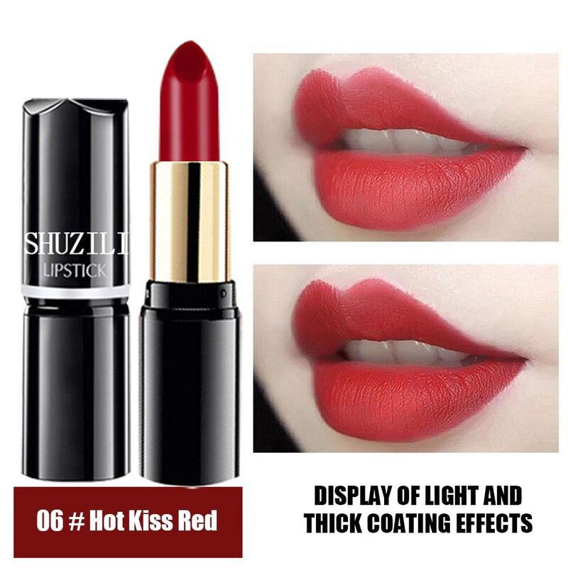 Product Introduction of 12Colors Round Tube Velvet Matte Hydrating Moisturizing Lipstick For Women 50
