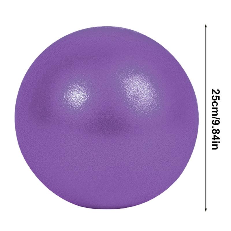Product Introduction of 25cm Yoga Ball Frosted Thickened Explosion-Proof Clip-Back Ball Gymnastics Ball Fitness Ball Rhythmic Gymnastic Ball for Dance Practice Performance Exercise Training Competition 34