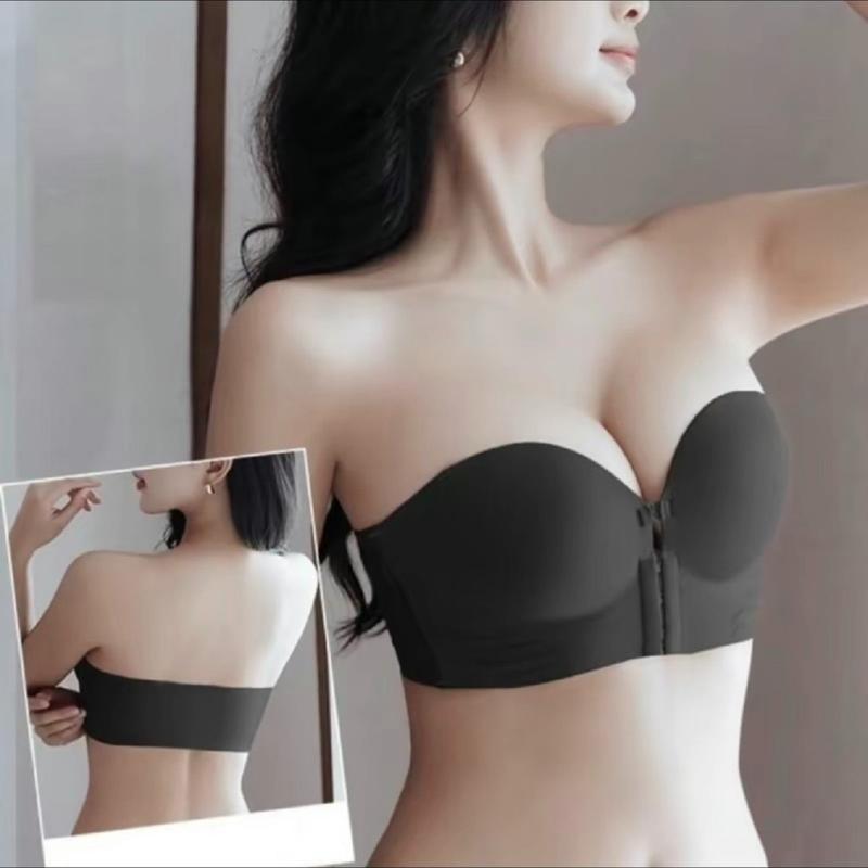 Áo lót nữ Cài trước chống tụt đệm 5cm,tạo khe, siêu nâng, che ngấn lưng to Bra Women