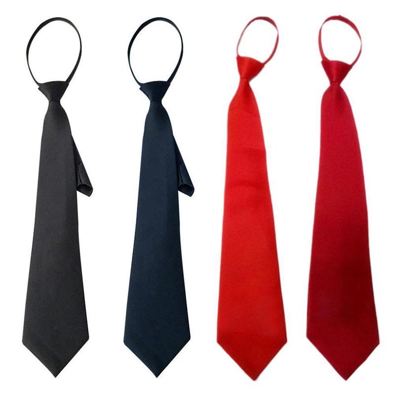 Product Introduction of Cà Vạt Có Khóa Kéo, 42cm, Màu Trơn Phong Cách Hàn Quốc, Thiết Kế Mũi Tên, Dễ Đeo, Cổ Áo, Thích Hợp Cho Công Sở 5