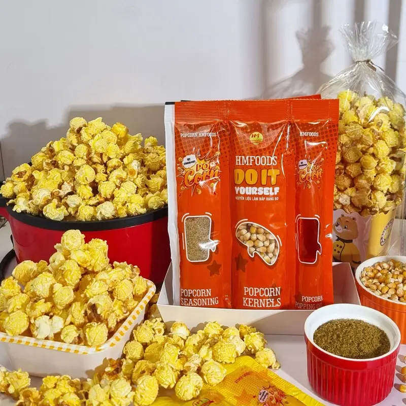 Bắp Rang Bơ 3in1 Tự Làm Bỏng Ngô Tại Nhà Đơn Giản Tiện Lợi vị Caramel 1