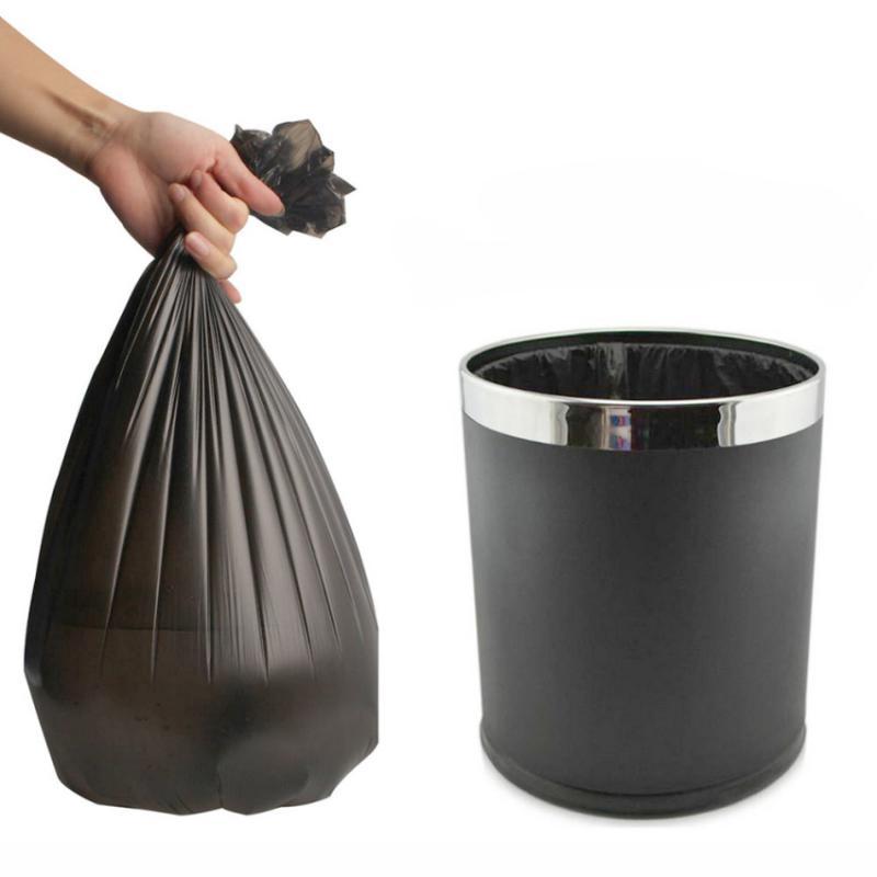 Túi Đựng Rác, Màu Đen, 1 Cuộn / 50 Chiếc, Dùng Làm Túi Rác Vệ Sinh Nhà Vệ Sinh, 50x60cm, K2U8 5