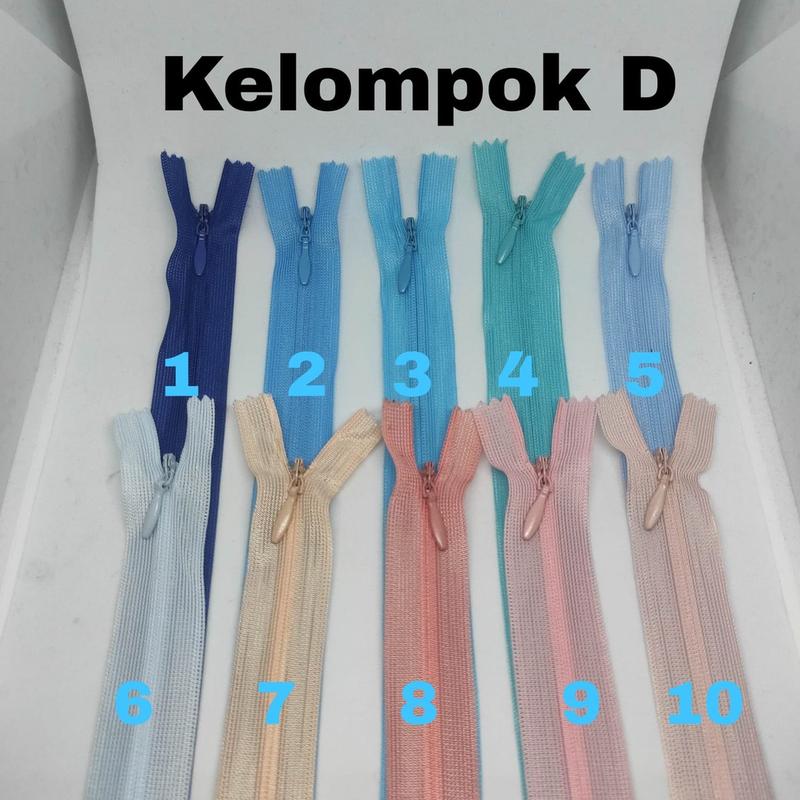 Alat Jahit Sleting Resleting Jepang 25 cm/10" inch 3