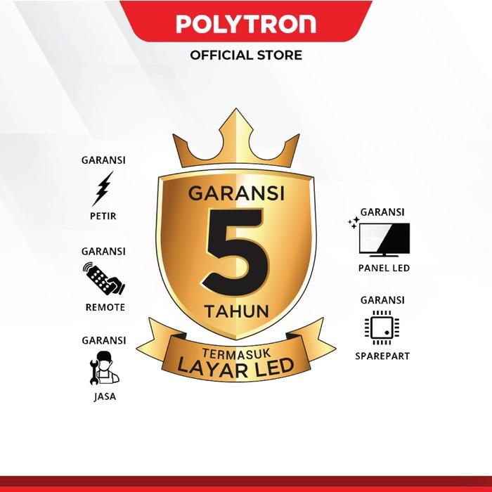 POLYTRON Cinemax Soundbar DIGITAL LED TV 32" PLD 32BV1558 3