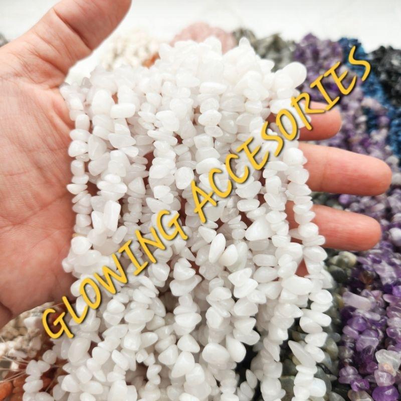 per-kalung MANIK BATU KERIKIL (batu alam kerikil / batu kerikil aksesories) payet jepang payet kebaya perkalung 3
