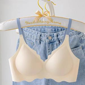 Áo Ngực Nữ, Không Dây, Mỏng, Vô Hình, Thiết Kế Dải Thạch, Không Dấu Vết, Vừa Vặn Thoải Mái, Có Thể Điều Chỉnh Kích Thước Ngực Nữ